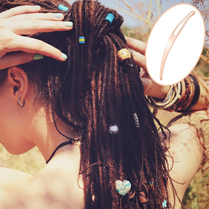 WILLBOND 12 Pieces Interlocking Tool Dreadlocks Kit, Easyloc Hair Tool