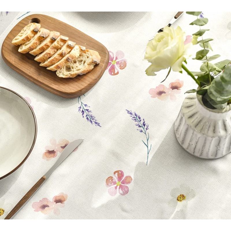 Artoid Mode Flower Vase Tulip Lavender Spring Table Linen Summer