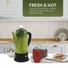 Elite Gourmet 12 Cup Retro Green Coffee Percolator with Keep