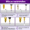 9 Piece Screw Extractor Set with Titanium Coating, Made of