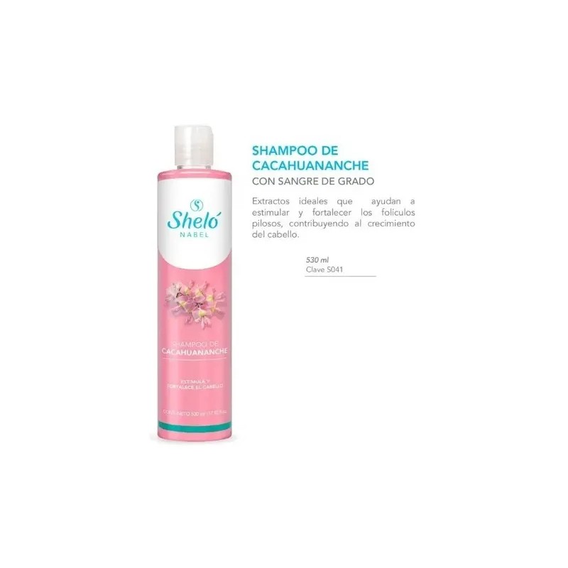 Shampoo Cacahuananche Nutritivo Fortificante Reparador 530ml