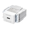 Sanwa Supply TAP-KJC1W Embedded Outlet Type C x 1, PD18W