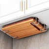 LuxeSilk Kitchen Sink Sponge Holder Stainless – Durable Space-Saving Construction