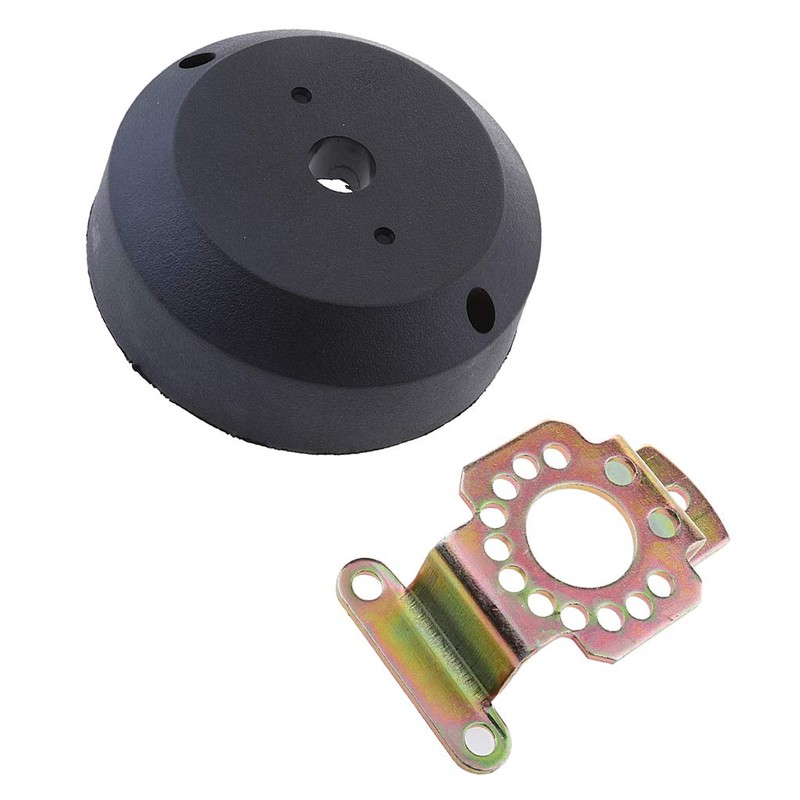 Gazechimp Boat Steering Wheel Bezel 90 Degree Mount for Rotary