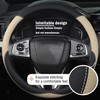 OHHMNKK XL Size 16.5-17 Inch Steering Wheel Cover for Car,
