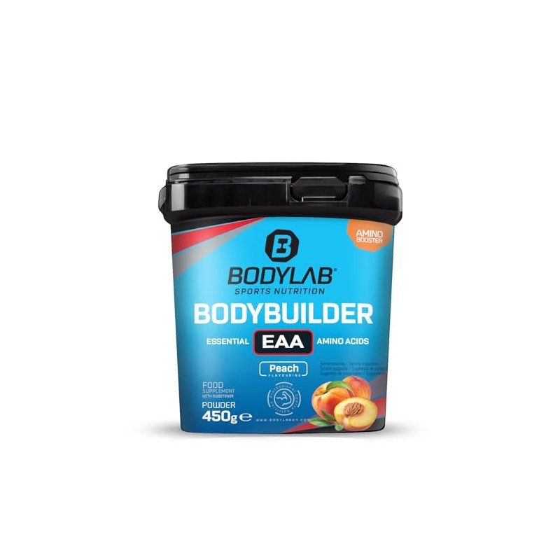 Bodylab24 Bodybuilder EAA Peach 450g,