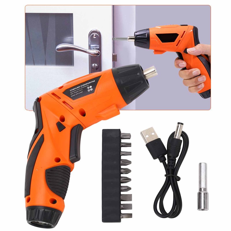 Cordless Screwdriver Multifunctional Rechargeable Electric Screwdriver Set for Assembly Furniture