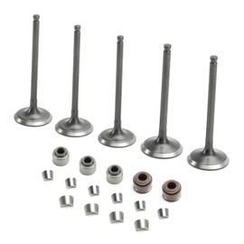 Artudatech Head Valve Kit with Intake and Exhaust Fit for Ya-maha YFZ450 YFZ450R YFZ450X WR450F YZ450F Valves 21-4N Steel Valve Stem Seals Cotter Rings Durable Replacement Parts