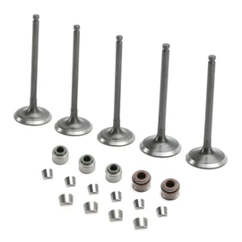 Artudatech Head Valve Kit with Intake and Exhaust Fit for Ya-maha YFZ450 YFZ450R YFZ450X WR450F YZ450F Valves 21-4N Steel Valve Stem Seals Cotter Rings Durable Replacement Parts