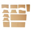 13 Pcs Leather Wallet Template Transparent Clear Acrylic Leather Template