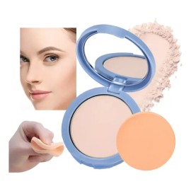 Base De Maquillaje Polvo Compacto Fijador Matte