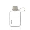 ALLKELR Portable Flat Water Bottle,BPA Free Reusable Tritan Plastic Travel