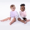 usakinon® Organic Cotton Baby Bibs 2 Pack – Front-Closure Design,