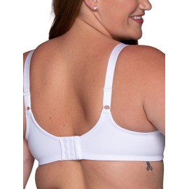 Vanity Fair Vanity Fair Women's Beauty Back Smoothing Bra, Minimizes Bust Line up to 1.5", Non Padded Cups up to H, Star White, 46C