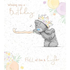 Me To You Bear Birthday Blower Birthday Card