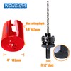 WOWSUPM 4” Deep Carbide Tipped Hole Saw for Thick Wall