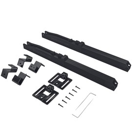 SMARTSTANDARD Barn Door Soft Close Kit, Matching 88-132 Pounds Single Door, Equipped with Spring Buffer Damper, Upgrade Hole-Free Version, 2PCS