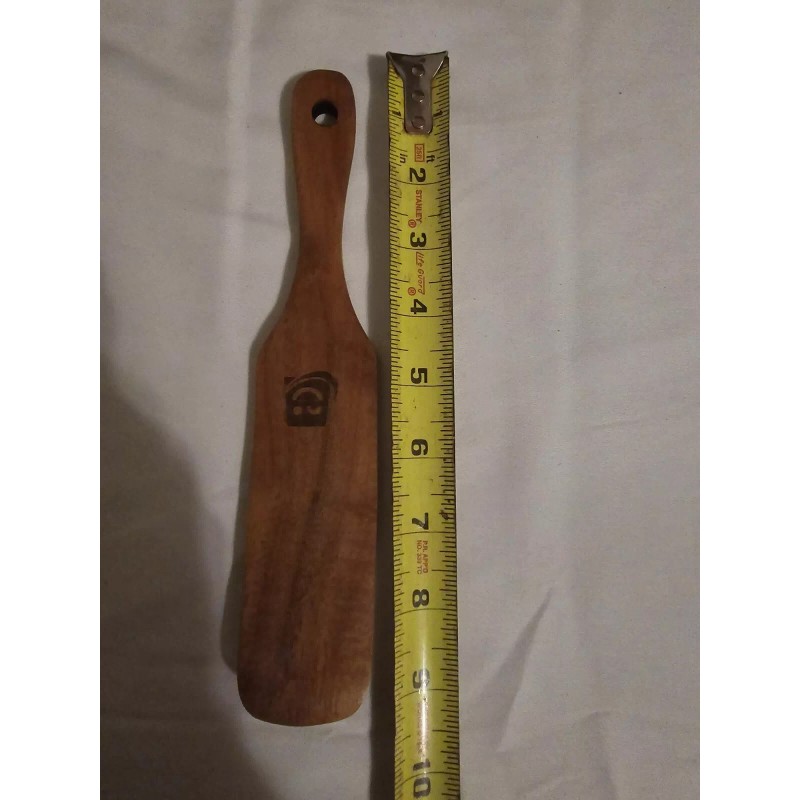 ADE 5PCS Wooden Spurtles Set, Non-Stick Natural teak Wood Spatulas