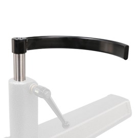 Hurricane Turning Tools, 8.5" Diameter Curved Tool Rest For Large Bowls, 1" Diameter Post, 4" Post Length