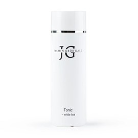 Jasmin Grünwald Natürliches Anti-Aging Gesichtstonic mit Weißem Tee Extrakt & AHA, 200 ml – Erfrischend, klärend & vegan, Für alle Hauttypen
