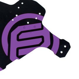 FIFTY-FIFTY Mountain Bike Fender, MTB Mudguard, Front and Rear Compatible Bicycle Mudguard, Fits 26", 27.5", 29", Plus Size and Fat Bike Wheel Sizes (Purple)