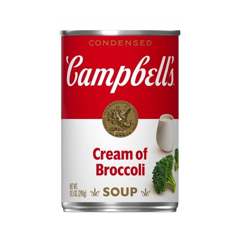Campbell's, Condensed Cream of Broccoli Soup, 10.75oz Can (Pack of