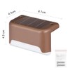 SOLPEX Solar Deck Lights - 16 Pack Outdoor Step Lighting