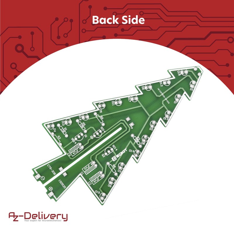 AZDelivery DIY LED Christmas Tree Kit