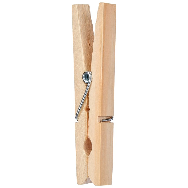 Glorex Wooden Clothes Pegs 72 mm 24St, Natural 21 x