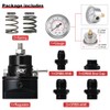 PQY Adjustable EFI Fuel Pressure Regulator Kit 3-70PSI with AN8