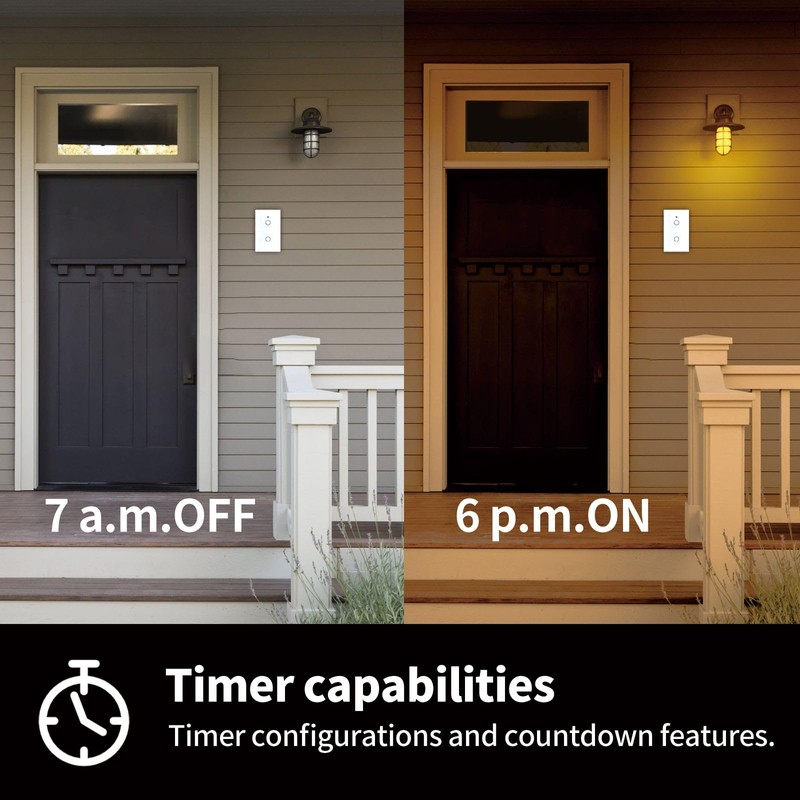 Smart Switch Smart Light Switch 2.4GHz Wi-Fi Light Switch Works