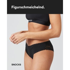 Snocks Pack of 3 Women's Brazilian Lace Briefs (XS-XL), 3x Mix 1., m