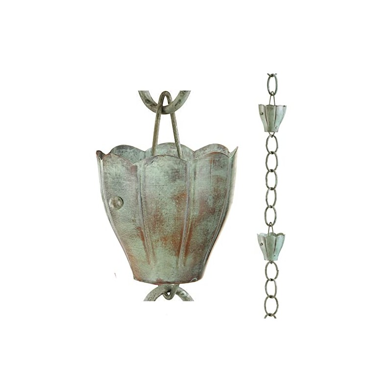 Good Directions 491V1-8 Crocus Rain Chain 8-1/2 Feet Long, Large