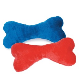 Zanies Big Bone Dog Toy Plush Large Breed Bright Color Mega Sized 16.5" Colors Vary