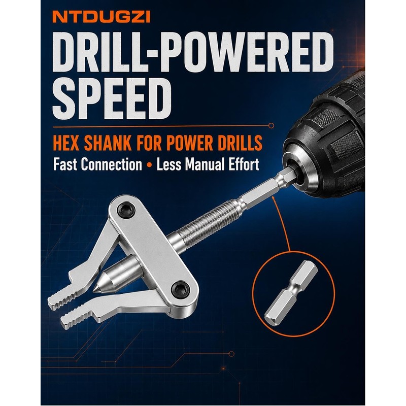 Universal Broken Pipe Extractor with Adjustable Jaws Tool 1/2 to