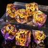 KERWELLSI Lord of The Rings DND Dice Set D&D with