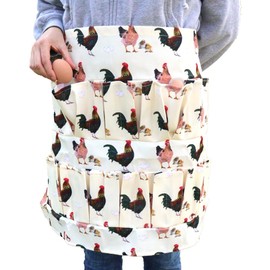 Little Giant® Egg Collecting Apron - 15 Extra Large Pockets for Holding Multiple Eggs - Hands Free Egg Gathering Apron
