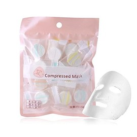 Ericotry 3Packs (60pieces) Skin Care Compressed Facial Mask Paper DIY Facial Paper Compress Masque Fleece Compressed Natural Face Cotton Mask Sheet Paper