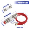 BOJACK 8 Gauge AWG 1ft Power Wire with 100 Amp