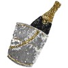 Expo International Large Champagne in Bucket Sequin Patches/Appliques, Multi Colors
