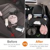 Cozioz Car Backseat Multifunctional Cup Holder Organizer with Tissue Box