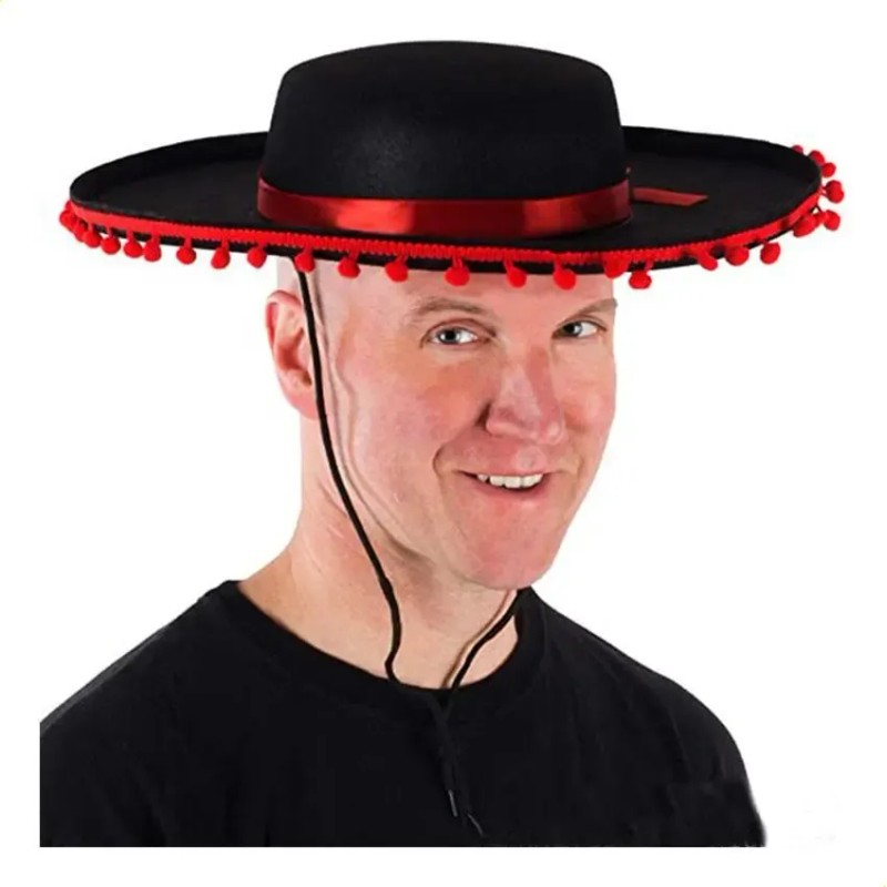 W^ ^ Gorro De Disfraz De Flamenco Español Para Fiestas