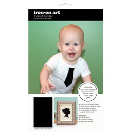 Sew Easy Industries 1-Sheet Solid Transfer, 5.5 by 9.25-Inch, Black