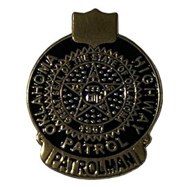 Oklahoma Highway Patrol Hat Cap Lapel Pin PO-537 (6)