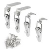 ITROLLE 4PCS 90 Degree Tool Box Hood Locks Latches Stainless
