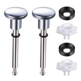 2 Pcs Tub Spout Diverter Repair Kit, Universal Bathroom Shower Bathtub Replacement with 2 Diverter Valve Stems 2 Cup Seals 2 Gates for Repairing Leaks (Electroplated)
