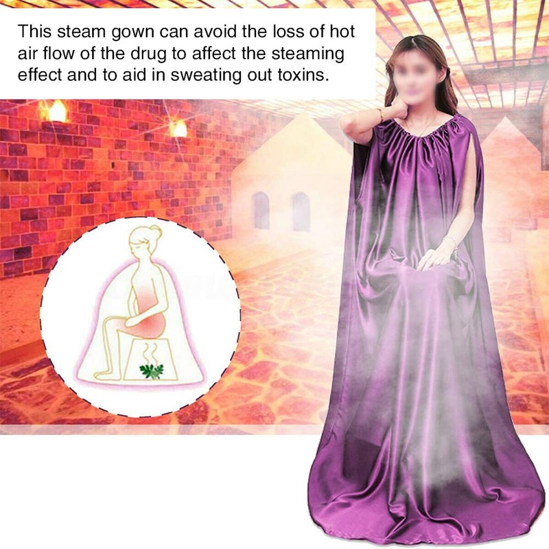 KOET Steam Gown, Sauna Steam Cloak for Home Fumigation Bathrobe,