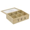 Carousel Home Gifts Vintage General Store Wooden Tea Box Chest