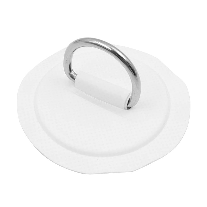 Tiardey 4pcs 3.15inch Inflatable Boat Kayak D-ring Small Round Pad/Patch