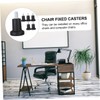 SAFIGLE 6pcs Adjustable -in Chair Casters Non- Feet for Office